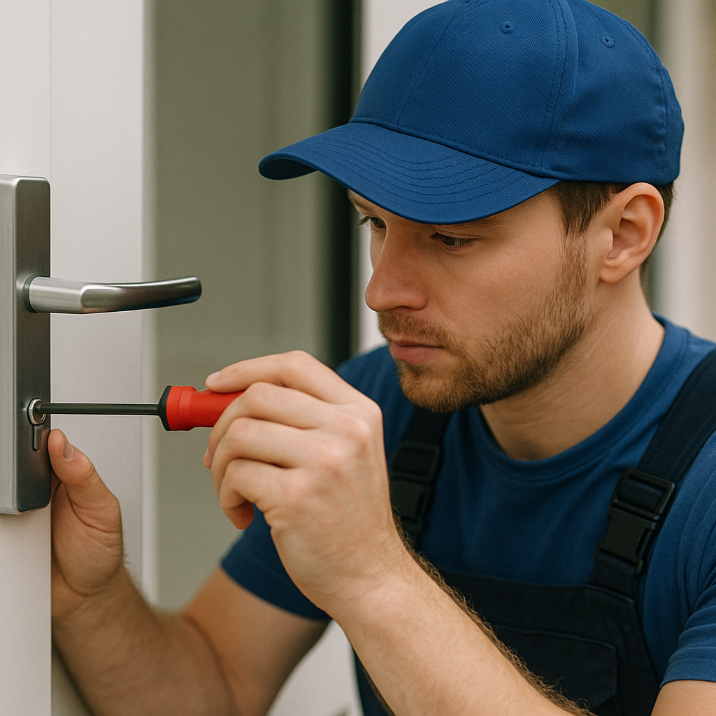 Snap Key Locksmith technician at work